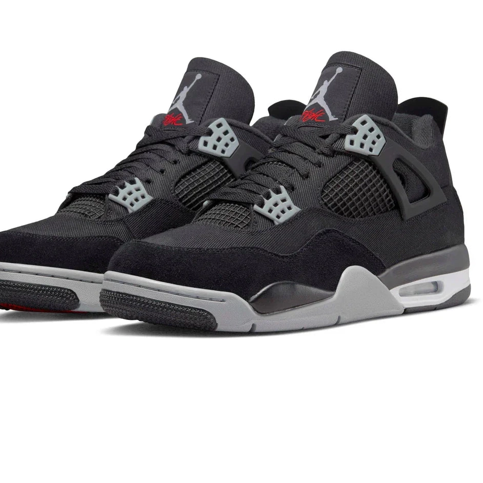 Canvas Black 4 Jordan Retro SE Air 0814